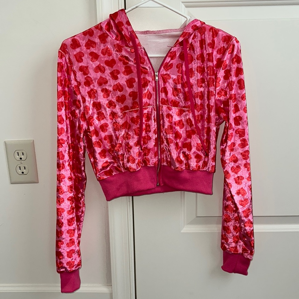 Jennifer’s Body Megan Fox heart zip up small